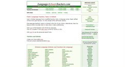 Desktop Screenshot of language-school-teachers.com